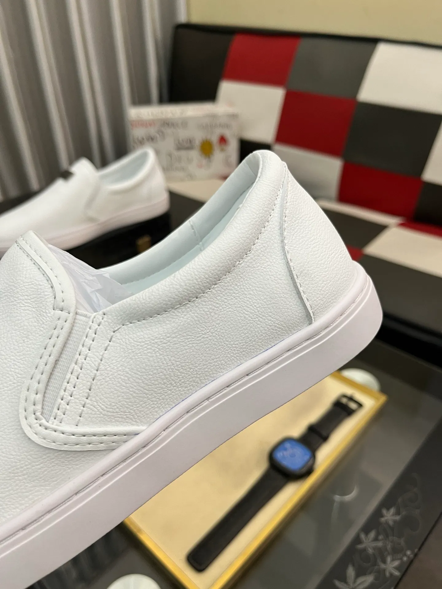 Men's men's shoes💰400⌚️⌚️【DG～】men's casual shoes 2022z cabinet simultaneous sale 🔶🔷🔜The upper is made of cowhide spliced fabric ➕Mesh lining, which is comfortable and breathable. The sole is: the original comfortable and wear-resistant outsole, ⚠️The real thing📱Photographed🎬The real thing is better📢📢📢Size: 38-46